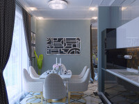 Проект гостиной элитной квартиры в Геленджике